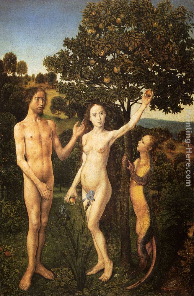 The Fall Of Man painting - Hugo van der Goes The Fall Of Man art painting